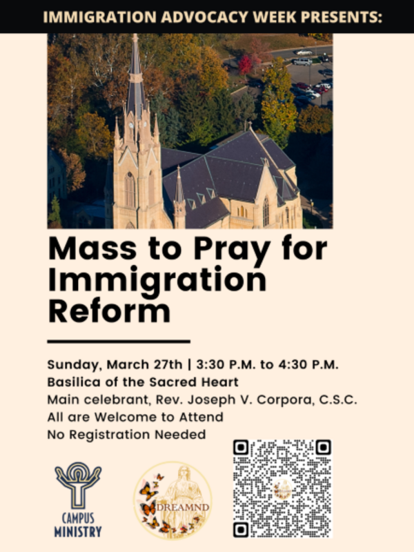 Mass To Pray For Immigration Reform Poster