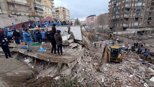 2023 Turkey Earthquake Damage Diyarbakir