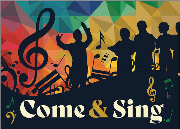 Come and sing logo